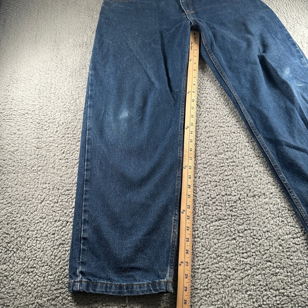 Polar Skate Co Jeans Mens 36x34 Baggy Leg Relaxed Fit Blue Distressed Skater - Picture 8 of 16